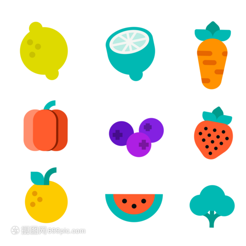 可愛(ài)食物簡(jiǎn)筆畫(huà) 水果篇